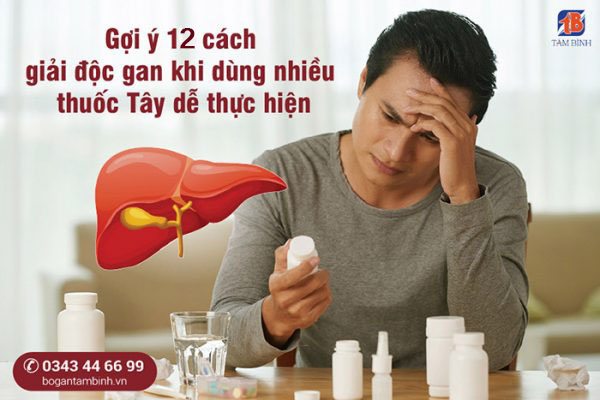 giải độc gan khi dùng thuốc tây