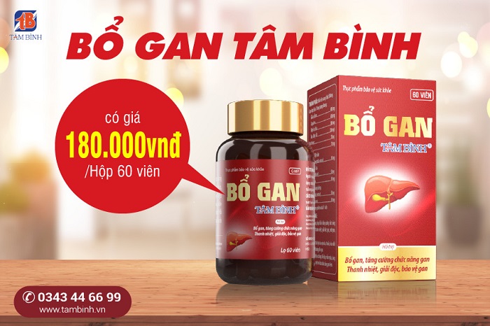 Mẹo giải độc gan do bia rượu bằng Bổ gan Tâm Bình