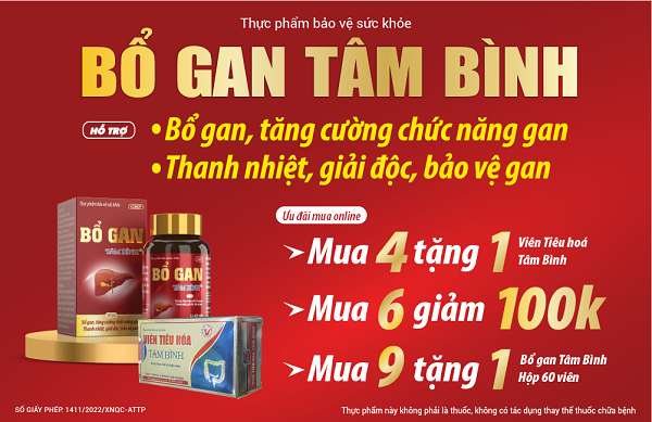 bổ gan tâm bình